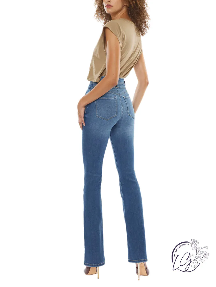 Ariel High-Rise Bootcut Jean by KanCan