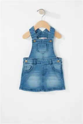 Baby Girl Denim Overall Dress