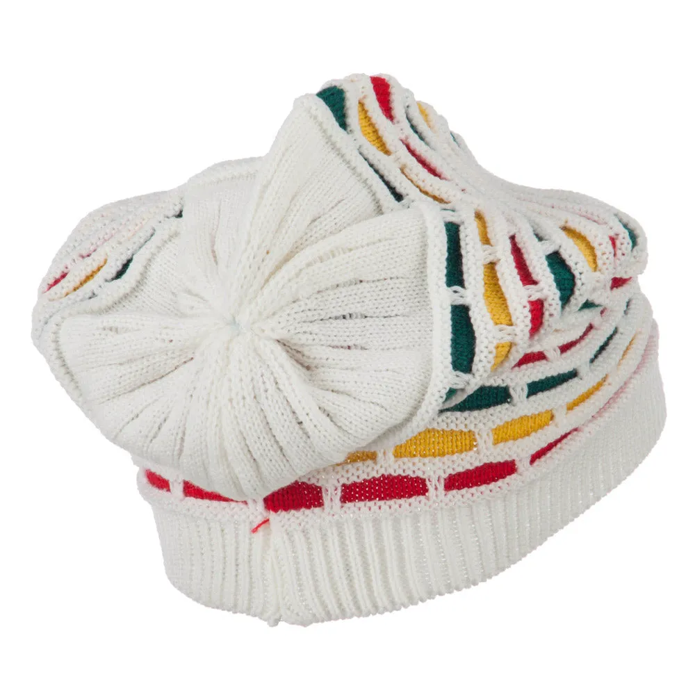 Big Size New Rasta Honey Deep Beanie