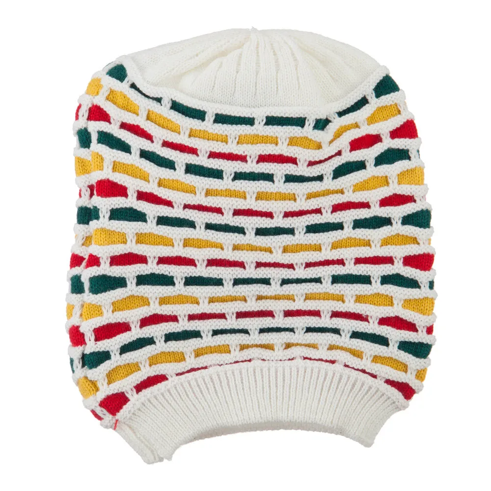 Big Size New Rasta Honey Deep Beanie