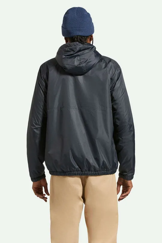 Brixton Claxton Parsons Arctic Fleece Lined Jacket - BLACK