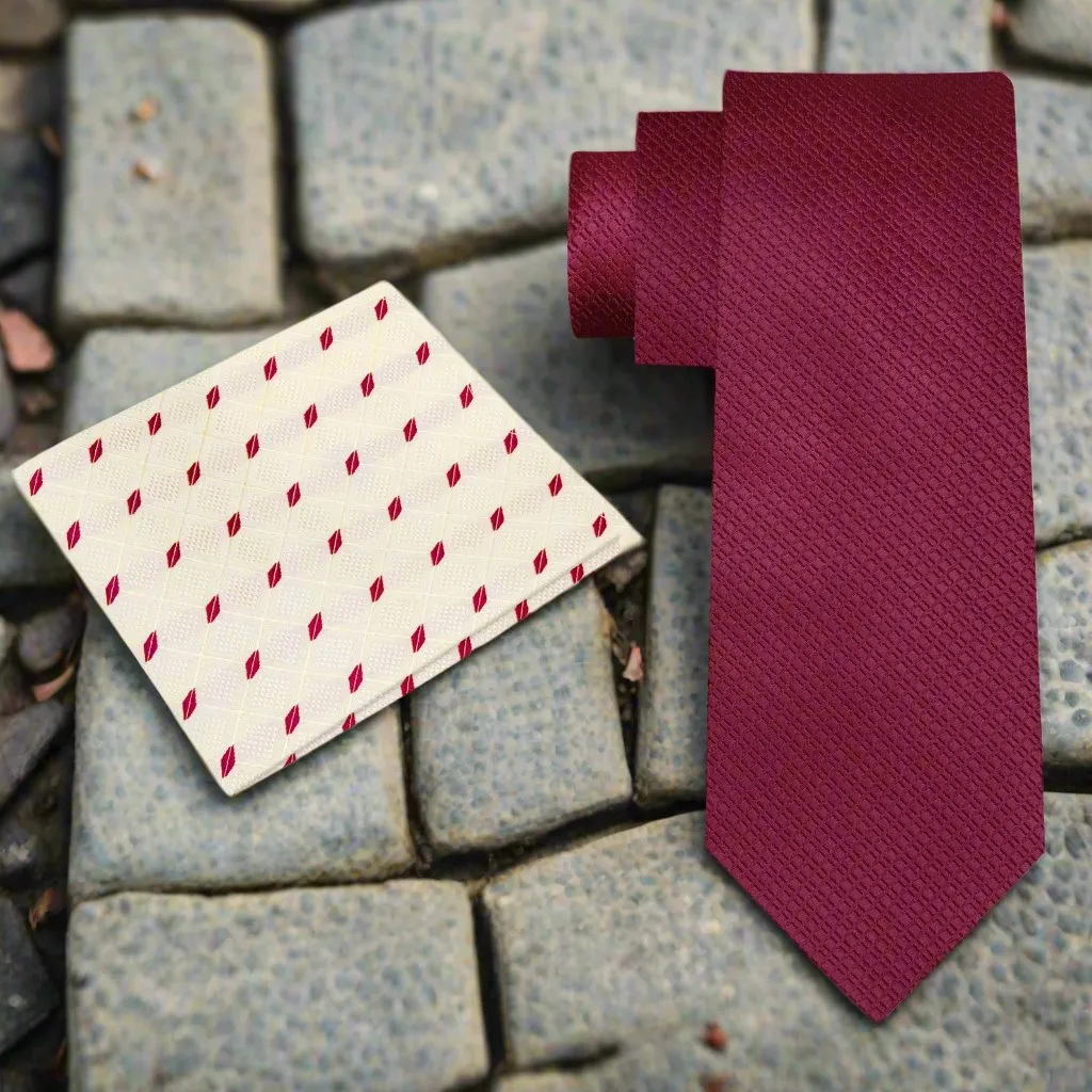 Burgundy Egyptian Necktie