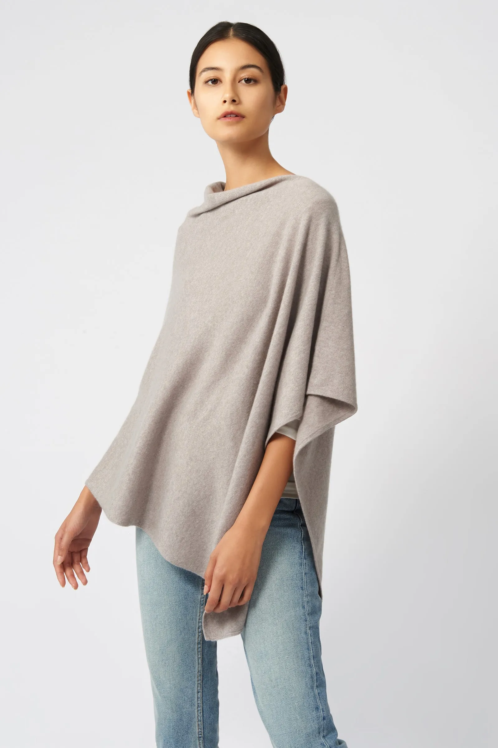 Cashmere Poncho - Drift