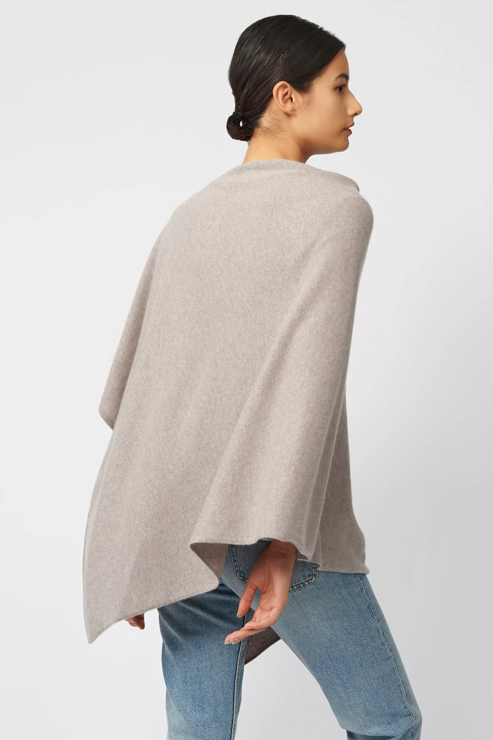 Cashmere Poncho - Drift