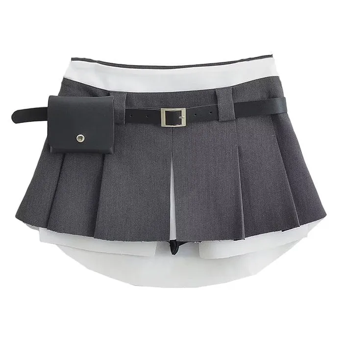 Charming Mini Pleated Skirt