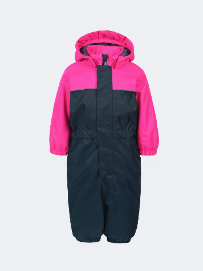 Color Kids Coverall Af 8.000 Infant-Girls Skiing Overall Pink Glo