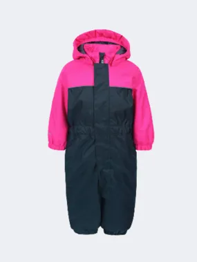 Color Kids Coverall Af 8.000 Infant-Girls Skiing Overall Pink Glo