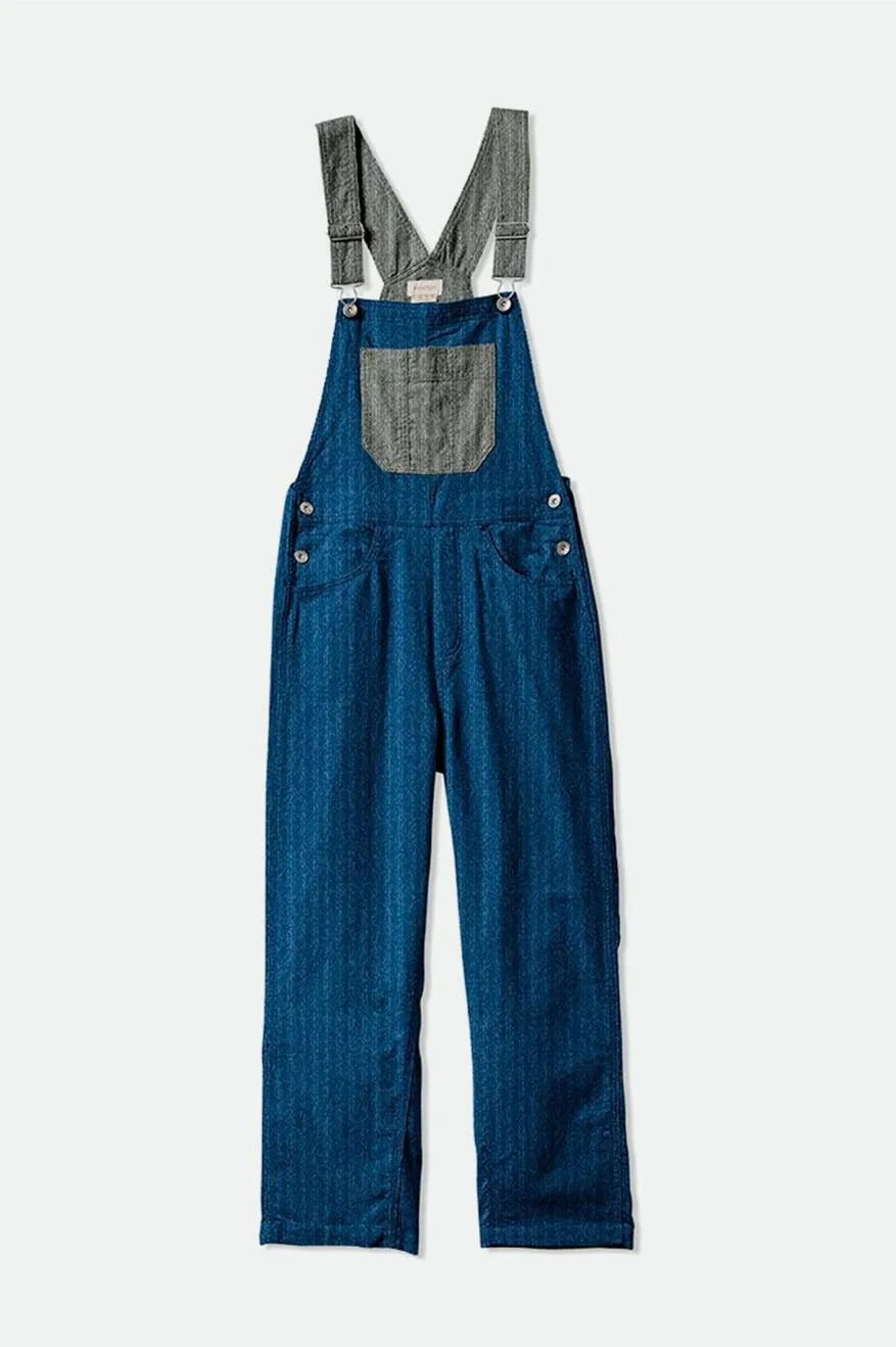 Costa Overall - Two Tone Indigo