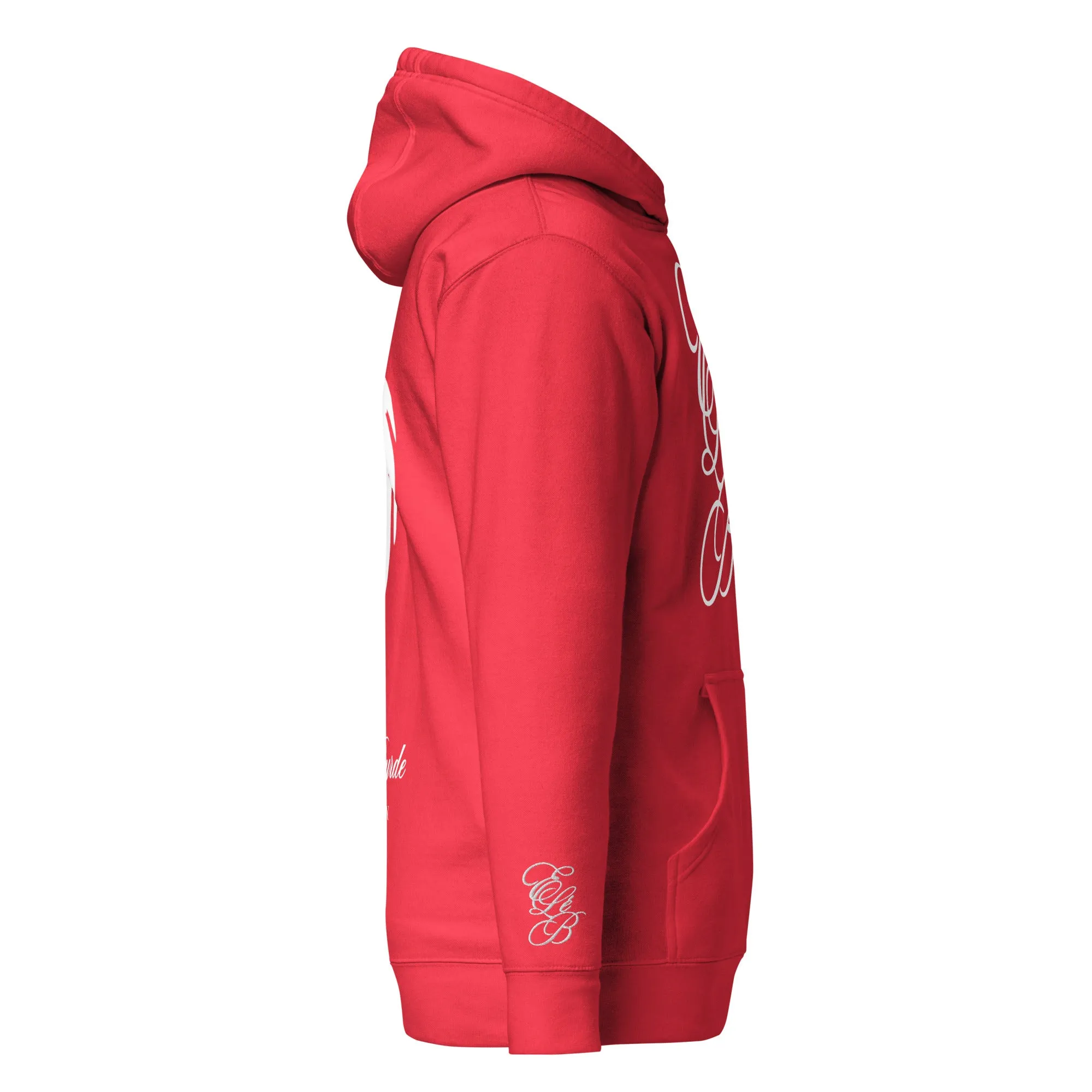 EARLE LE' BYRDE "Large Signature" Logo Fleece Pull-Over Hoodie