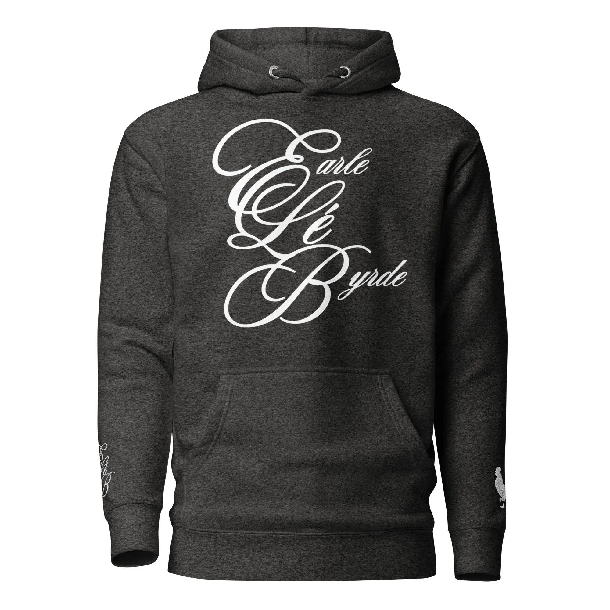 EARLE LE' BYRDE "Large Signature" Logo Fleece Pull-Over Hoodie