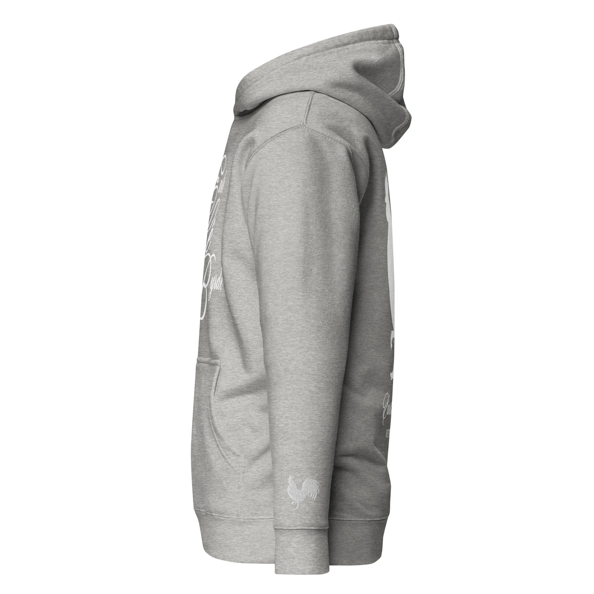 EARLE LE' BYRDE "Large Signature" Logo Fleece Pull-Over Hoodie