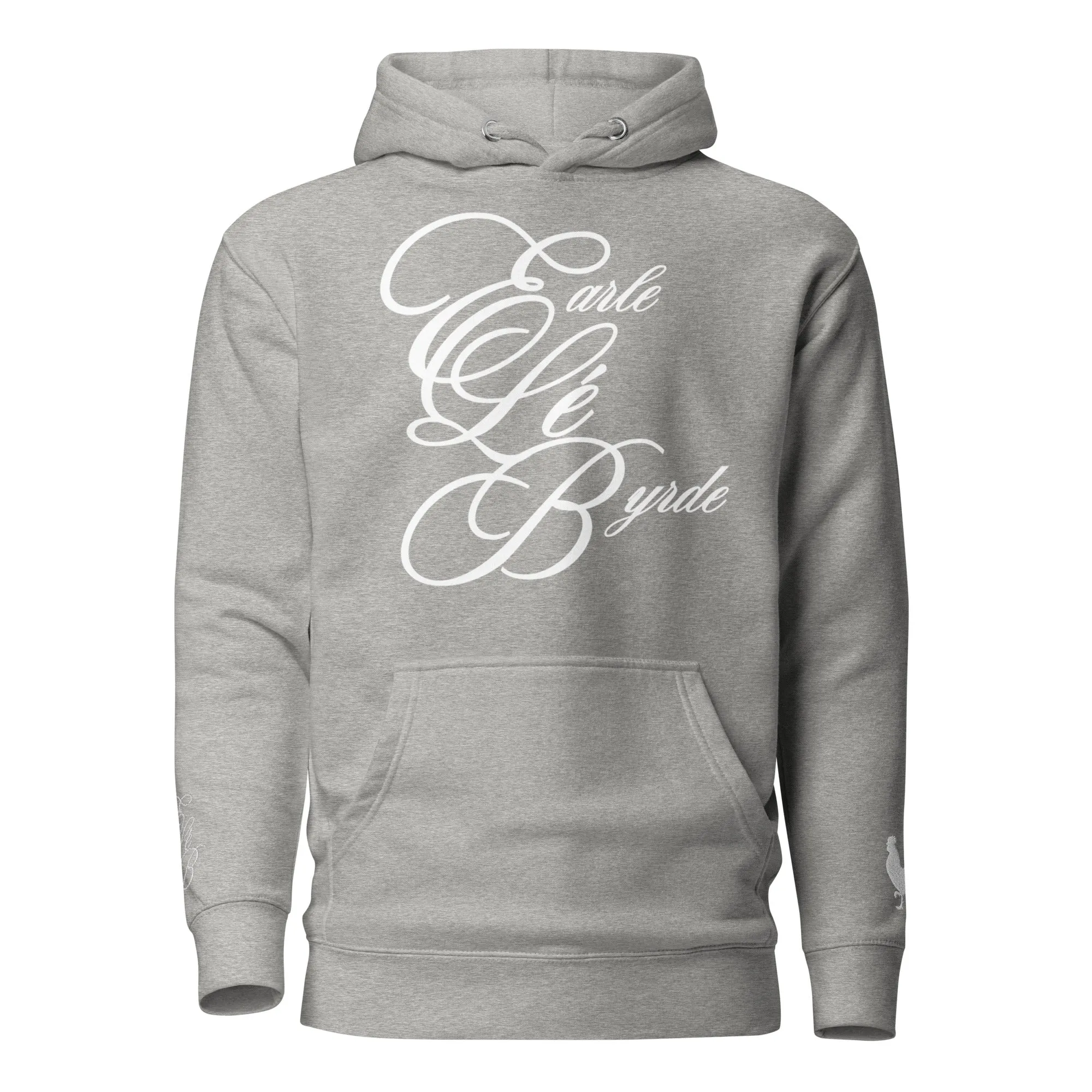 EARLE LE' BYRDE "Large Signature" Logo Fleece Pull-Over Hoodie