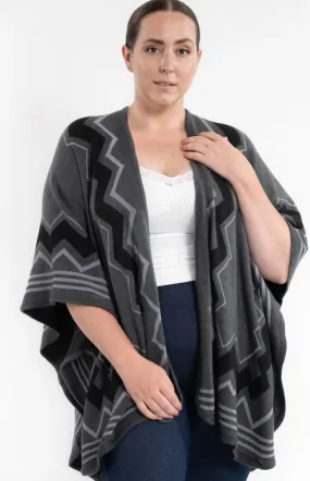 ET8090 Zig Zag Chic Poncho