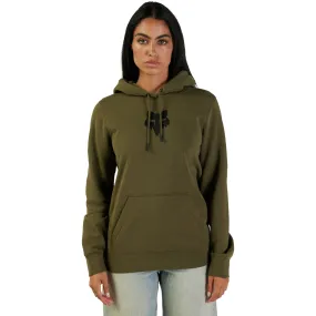 Fox Racing Fox Head Fleece Pullover Hoodie Olive Green