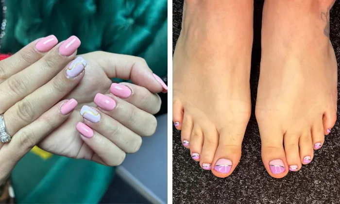 Gelish Manicure or Gelish Pedicure at Forever Bliss Beauty and Wellness Spa