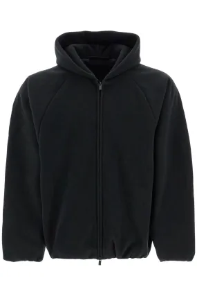 Hooded Fleece Bomber Jacket