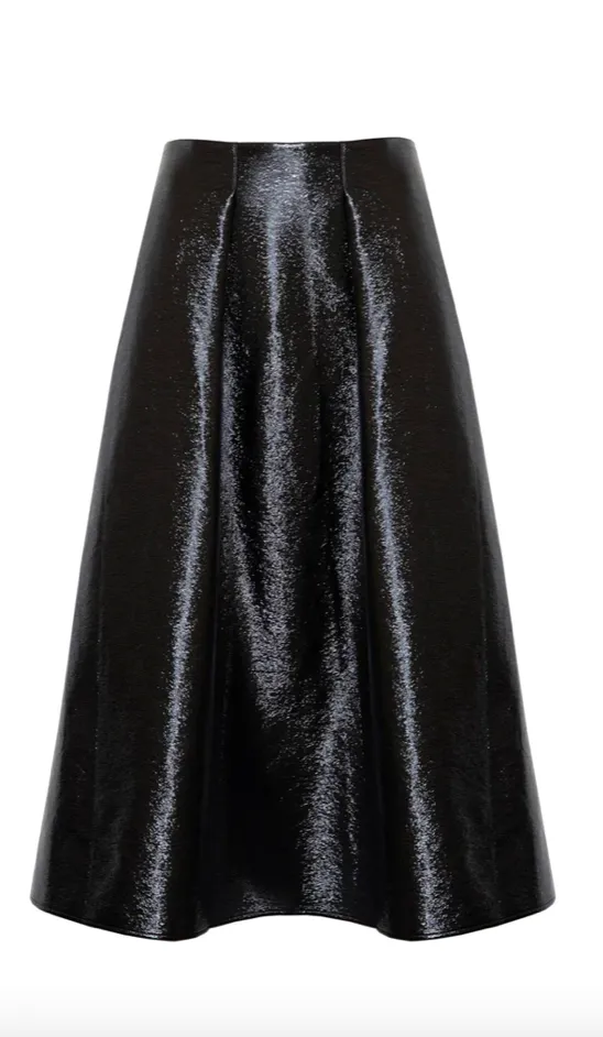 Hunter Bell Atlyn Skirt in Patent Leather