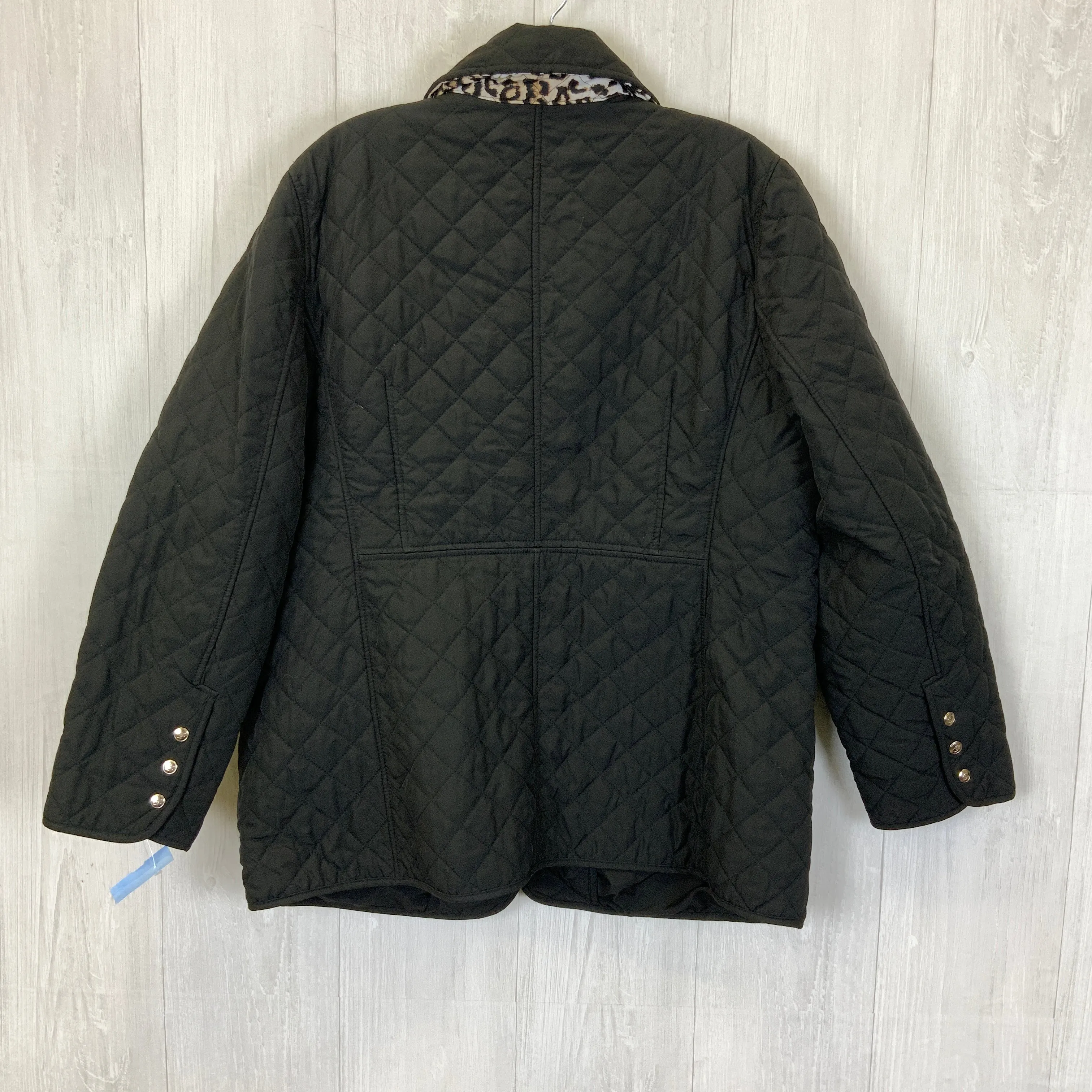 Jacket Puffer & Quilted By Chicos In Black, Size: Xl