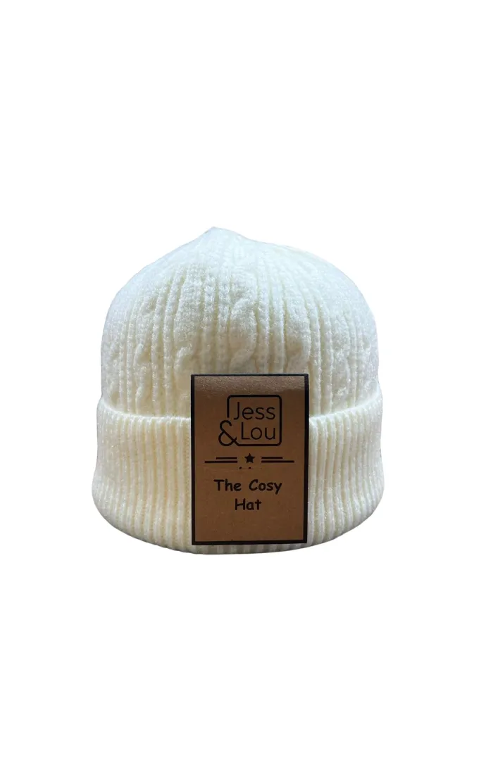 Jess & Lou Cosy Cable Hat New