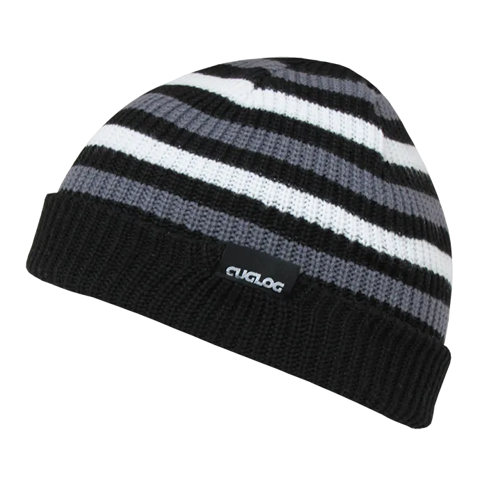 Kilimanjaro Striped Sailor Beanie, Knit Cap - Cuglog K005