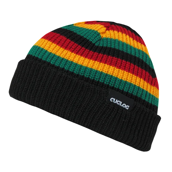 Kilimanjaro Striped Sailor Beanie, Knit Cap - Cuglog K005