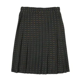 Kin   Kin Navy Print Pleated Skirt (K113)