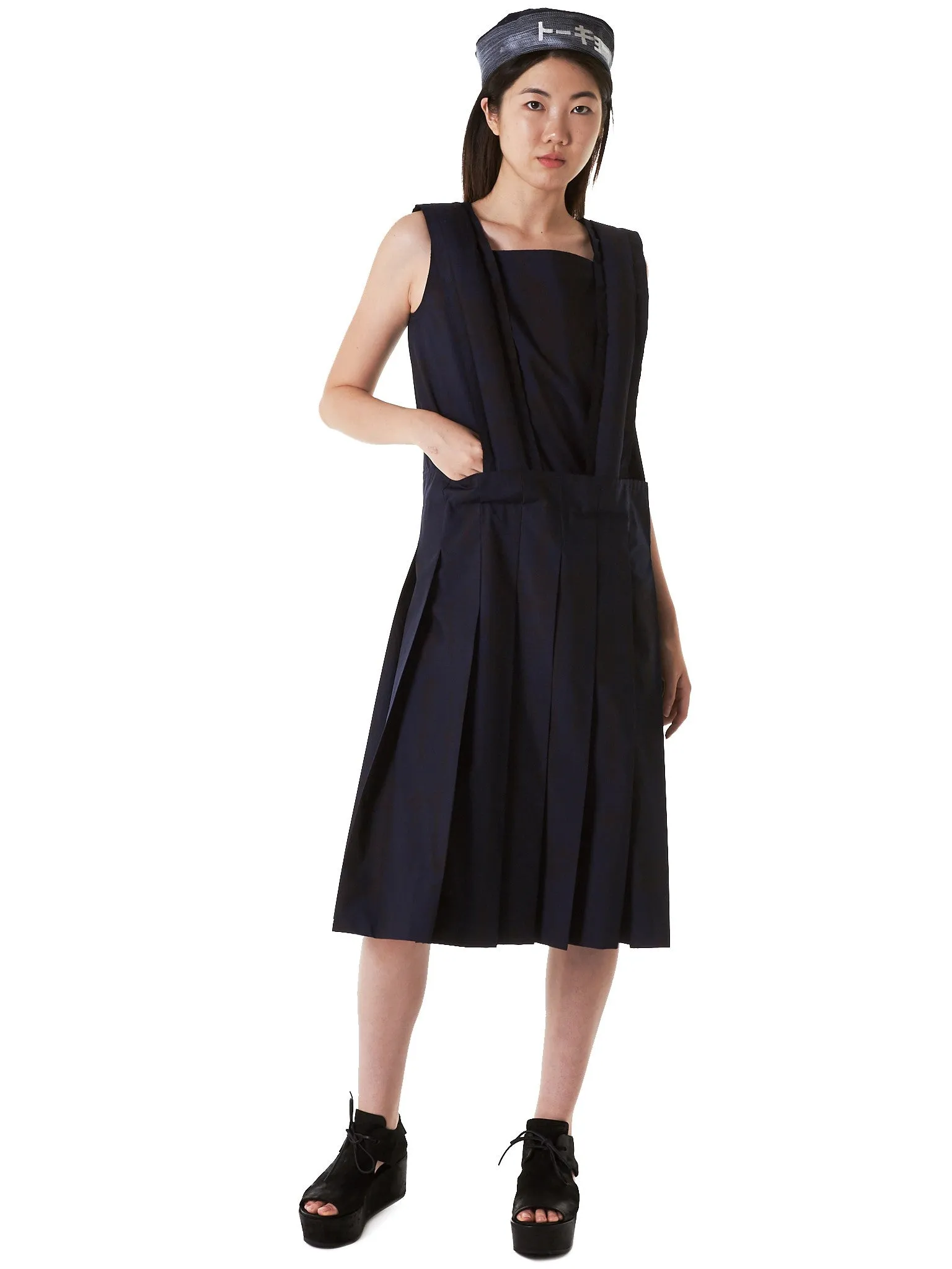 Knife-Pleated Dyed Dress (GS-A011-051-2)