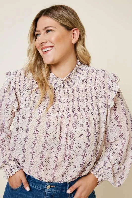 LAVENDER FIELDS FOREVER TOP