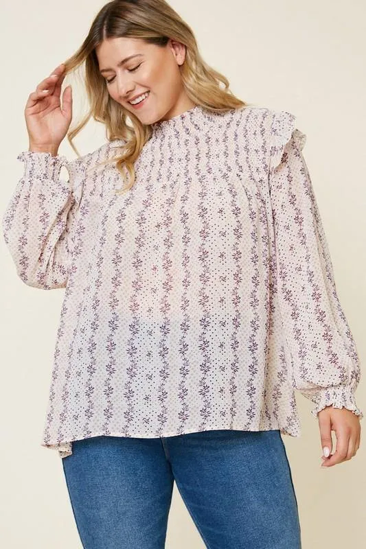 LAVENDER FIELDS FOREVER TOP