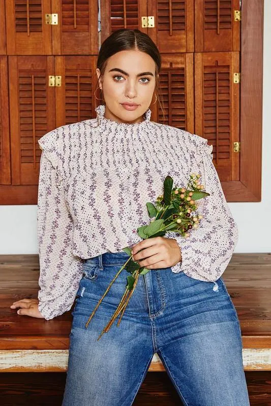 LAVENDER FIELDS FOREVER TOP