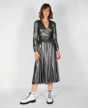 Lunar Eclipse Wrap Dress