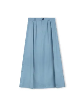 Maxi Pleated Trouser Skirt