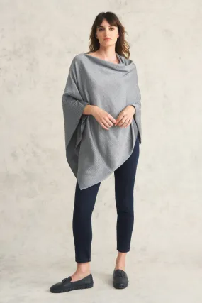 Metallic Merino Poncho