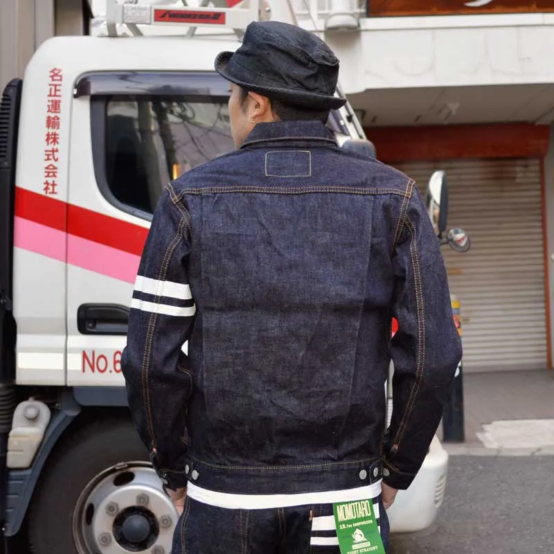 MOMOTARO JEANS "2105SP" Going Battle Label 2nd Dubble Pocket Jacket