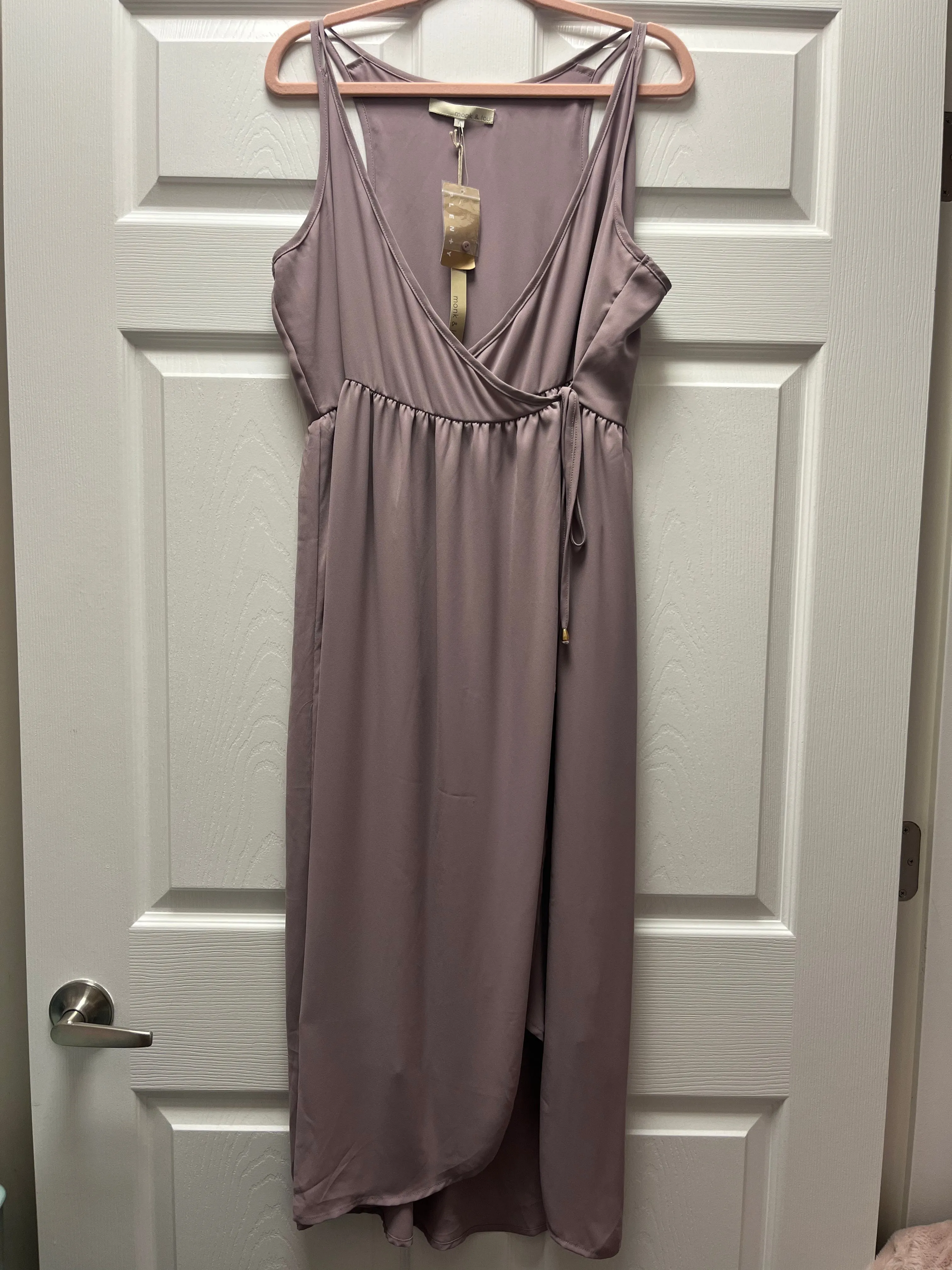 Monk & Lou Kiara Wrap Dress Sz L