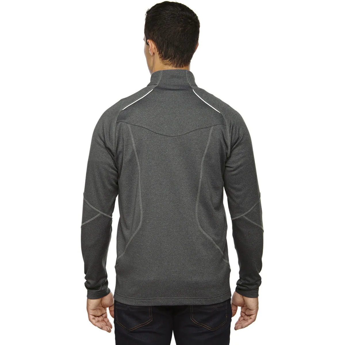 North End Men's Carbon Heather Gravity Performance Fleece Jacket