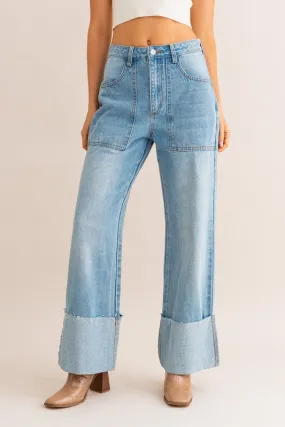 Park Avenue Wide Leg Denim