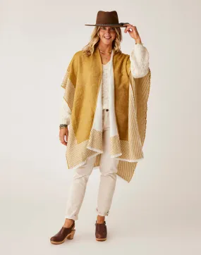 Playa Reversible Poncho: Wood