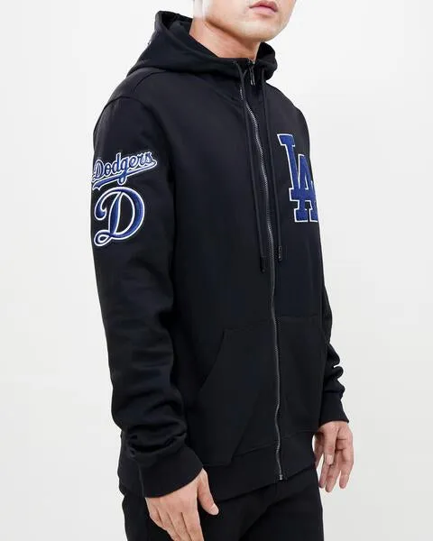 PRO STANDARD LOS ANGELES DODGERS LOGO ZIPPER HOODY