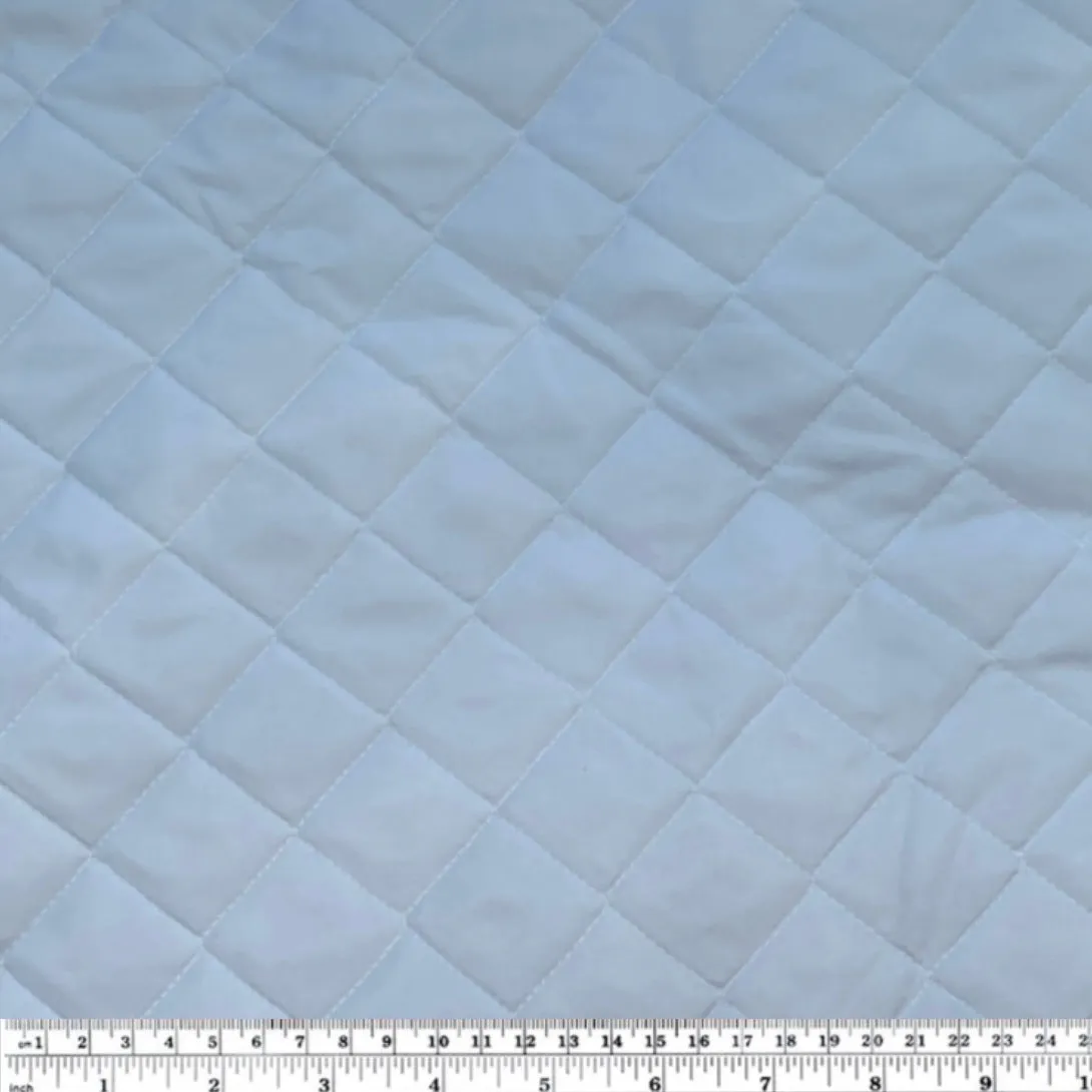 Quilted Nylon - Square - Cloud White