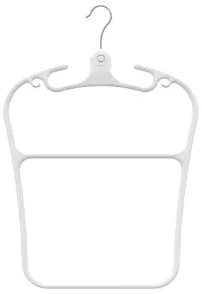 Quirky CTR-1-WHT Contour Multi-Tiered Hanger (Set of 2)