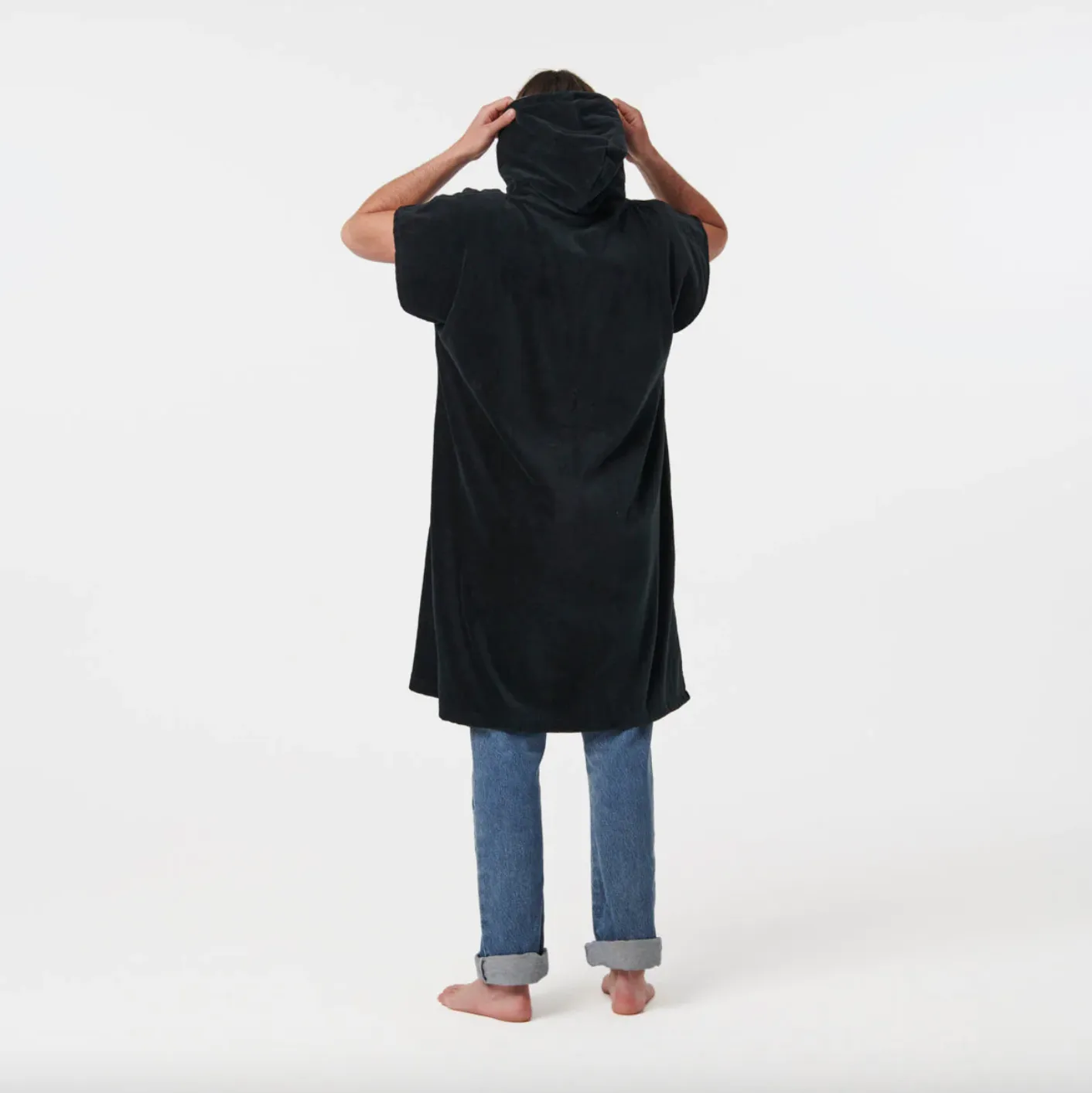 Slow Tide The Digs Changing Poncho - Black