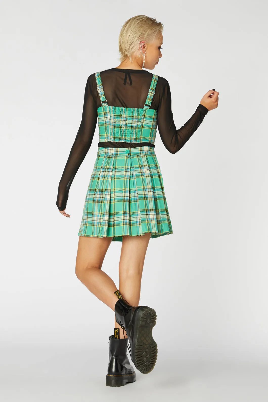 Spring Tartan Mini Skirt