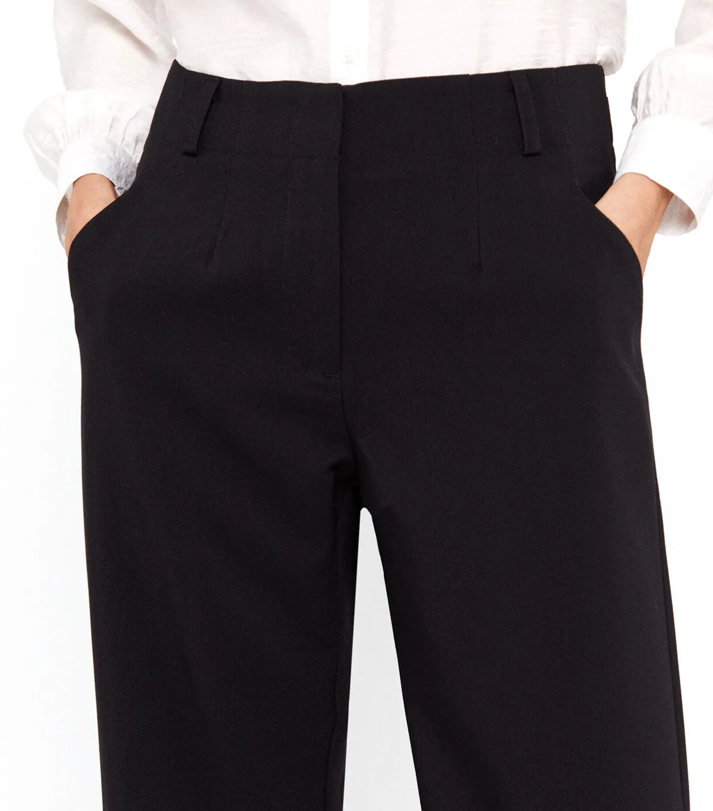 Straight Dress Pants Black