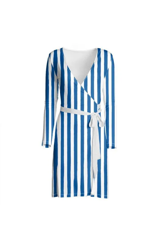 Striped Wrap Dress