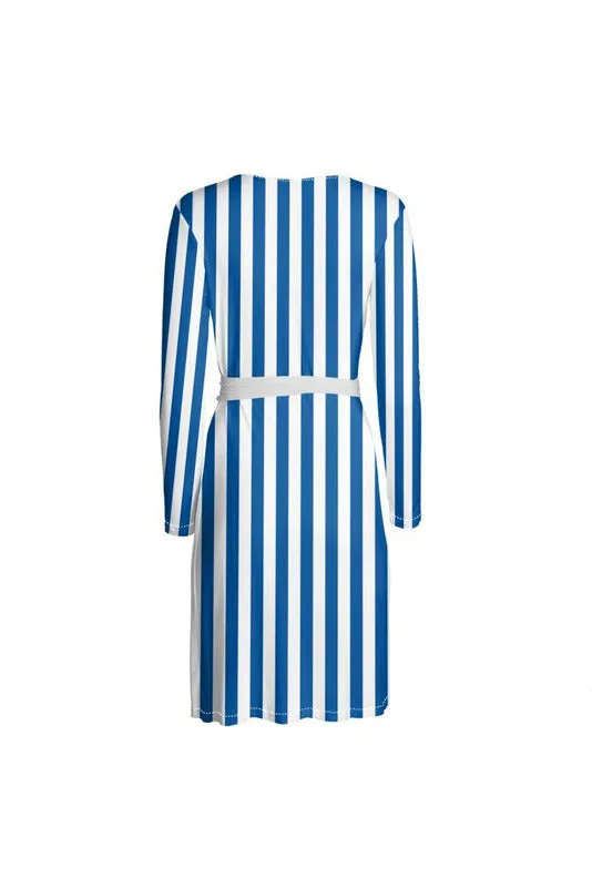 Striped Wrap Dress