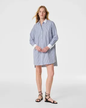 The Best Poplin Striped Shirt Dress