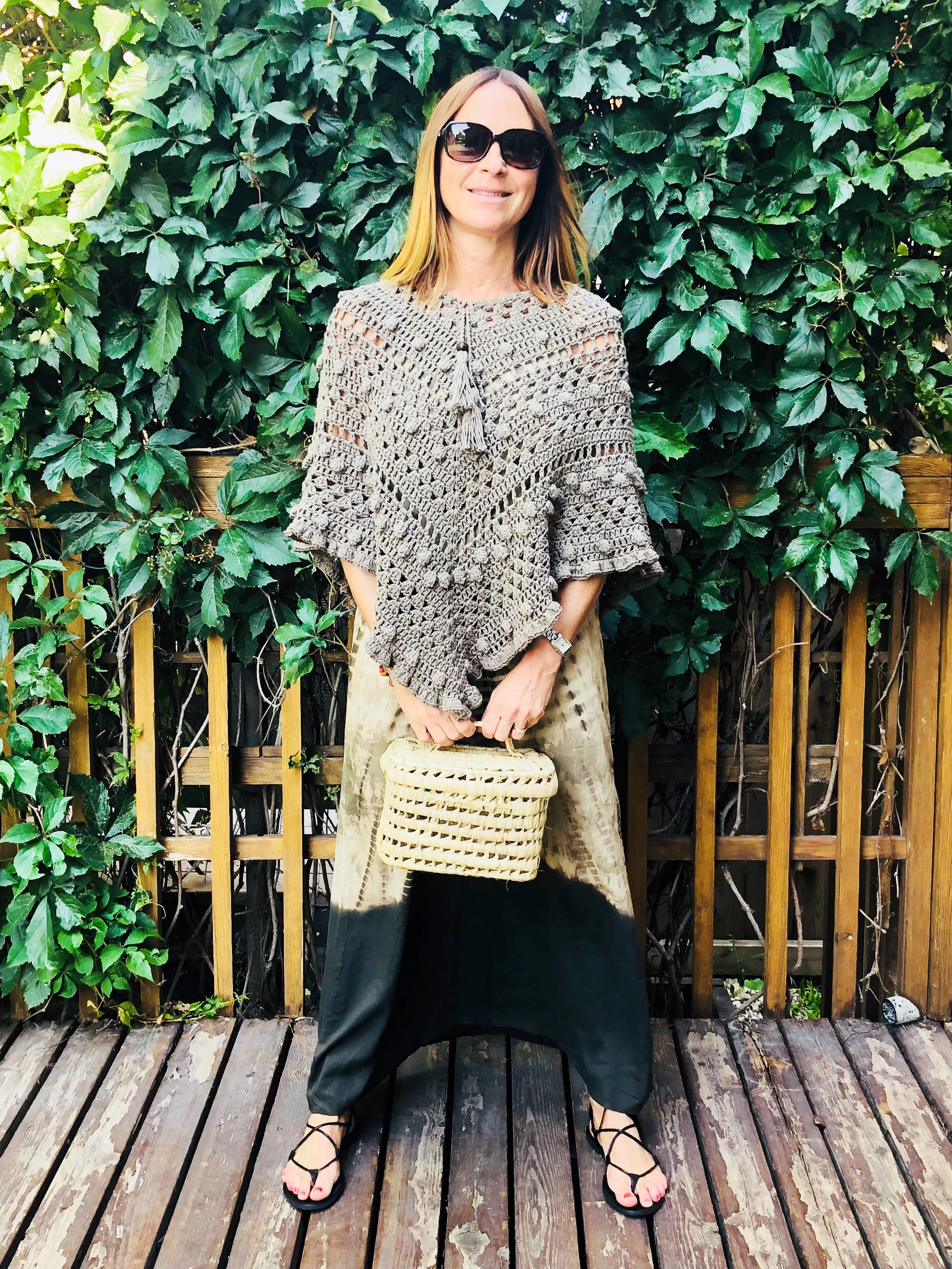 The Crochet Poncho. Maison Corazon by Otros Vientos.