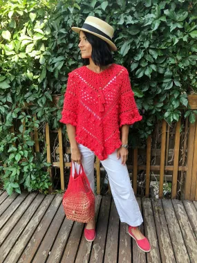 The Crochet Poncho. Maison Corazon by Otros Vientos.