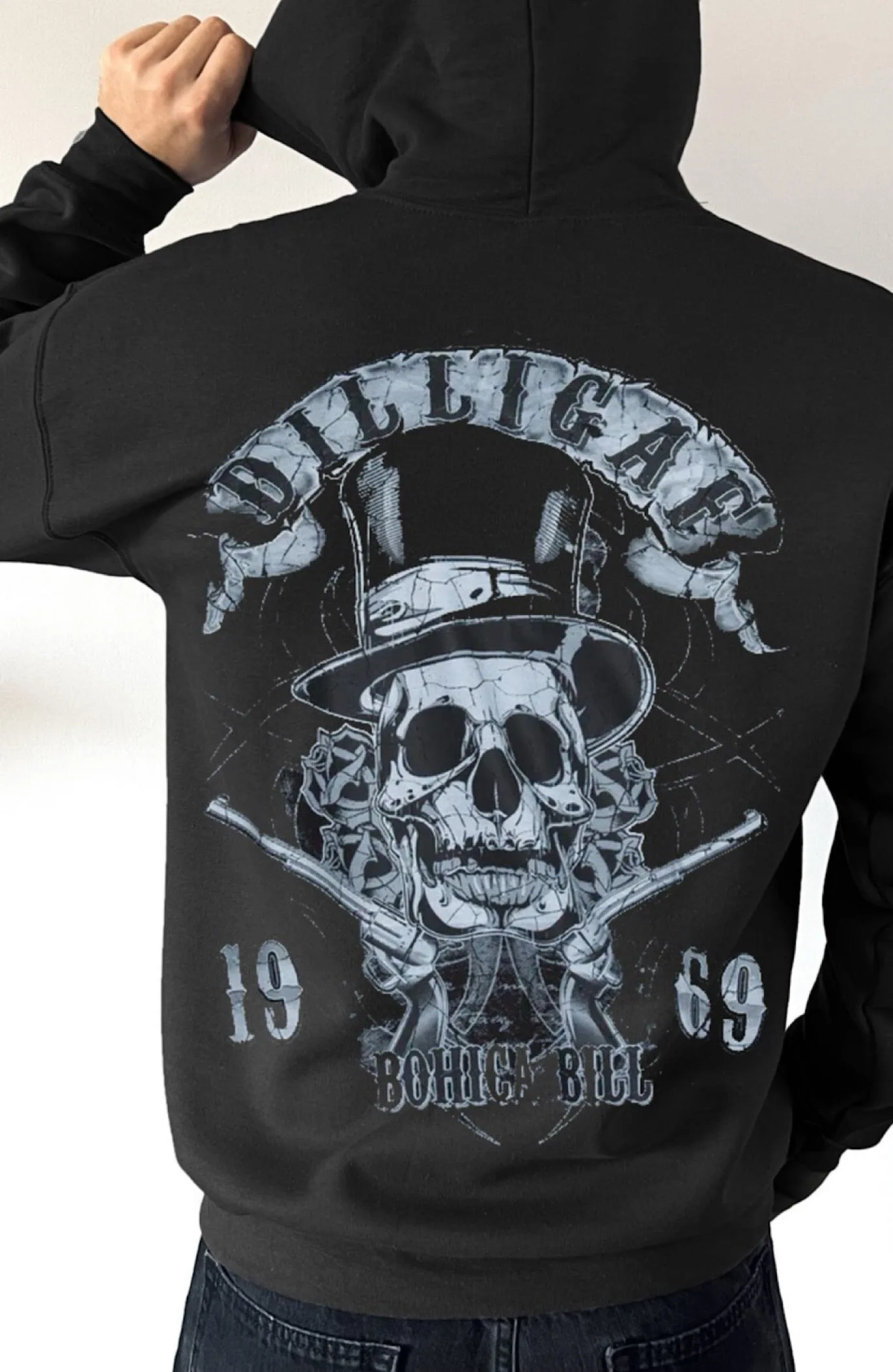 The Gunslinger from Hell Pullover Hoodie